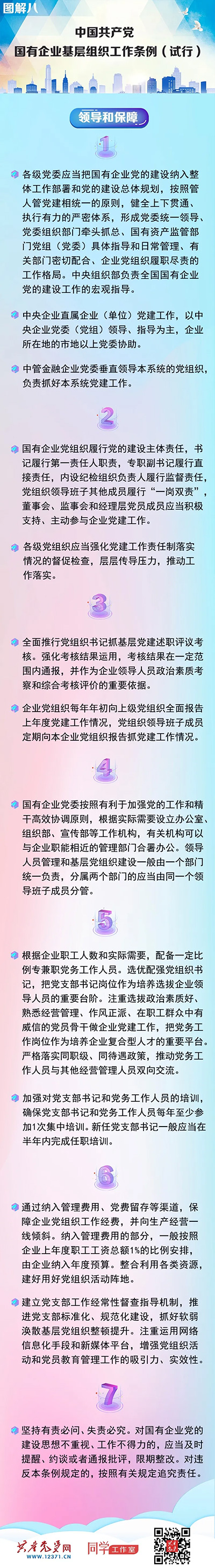 快收藏！《中国共产党国有企业基层组织工作条例（试行）》图解